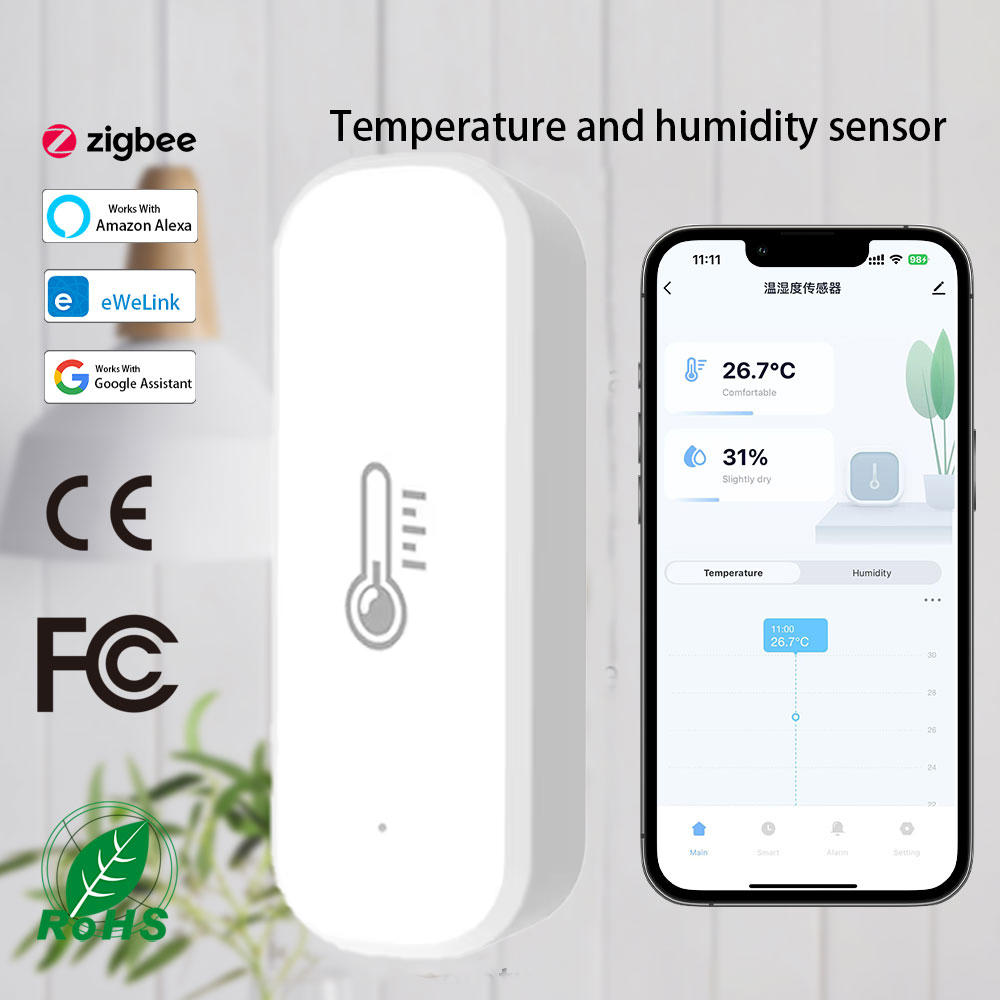Smart Home Voice Assistant - Ewelink Zigbee 3.0 draadloze temperatuur- en