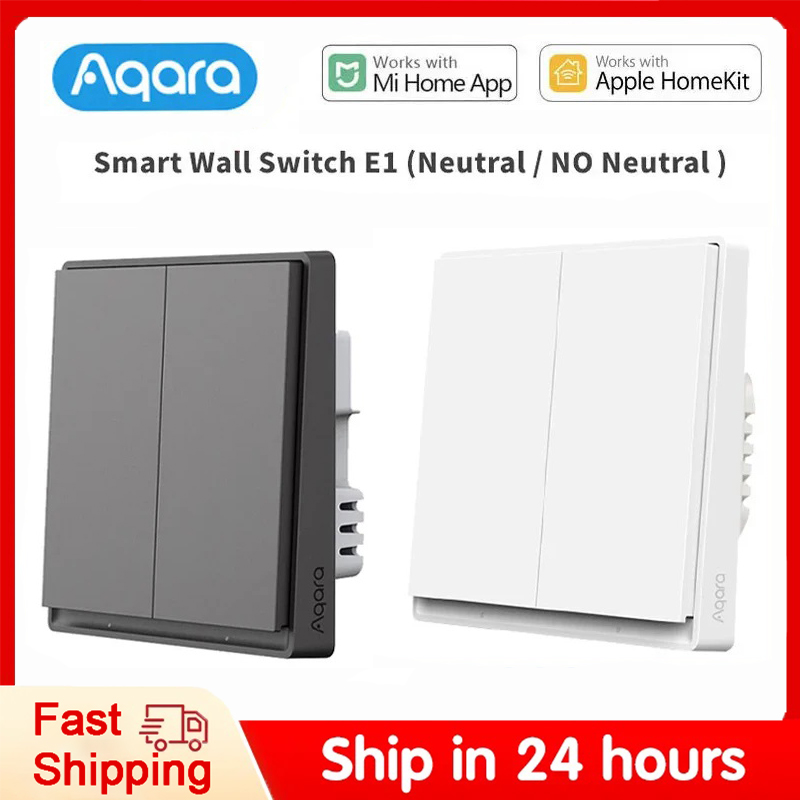 Smart Home Os - Originele Aqara Slimme Wandschakelaar E1 Zigbee