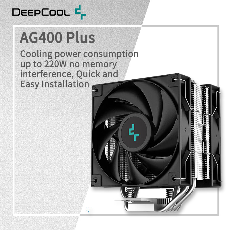 Smart Home Pc - DEEPCOOL AG400 4 warmtepijpen Dual Fan