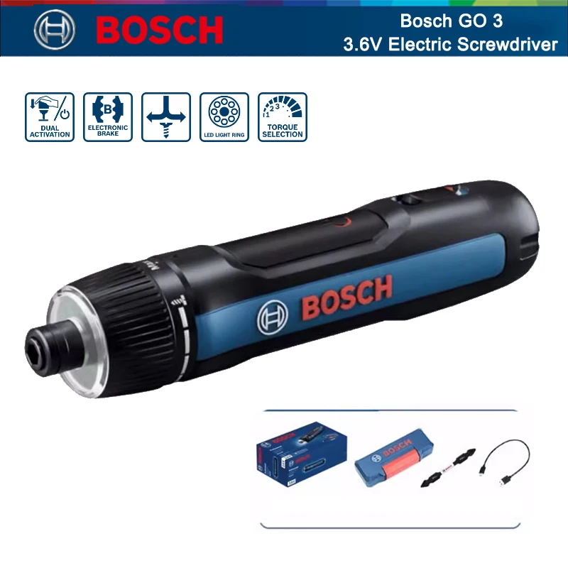 Smart Home Bosch - BOSCH Go 3 elektrische schroevendraaier Bosch