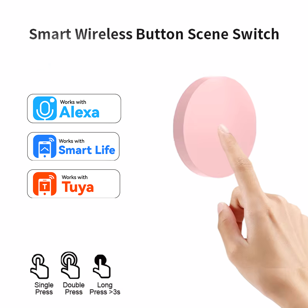 Smart Home Voice Assistant - ZigBee Smart Wireless Button Scene Switch