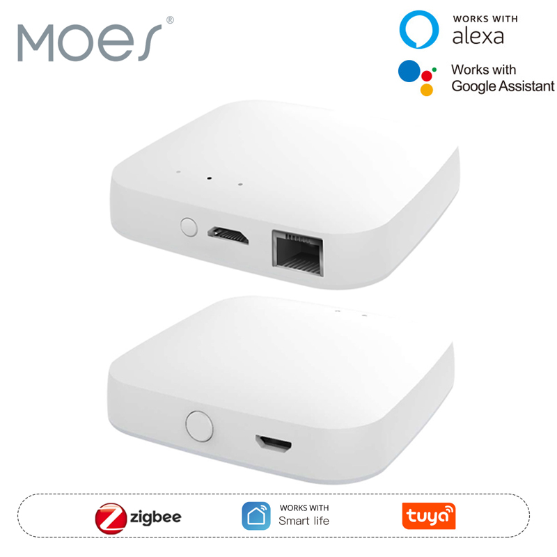 Smart Home Website - MOES Tuya ZigBee3.0 Smart Hub, draadloze/bekabelde