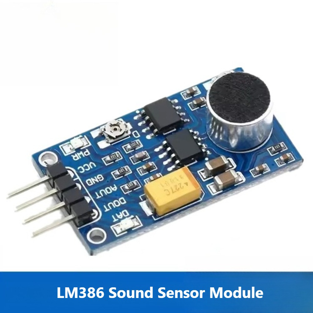 Smart Home Arduino Project - Geluidssensormodule LM386 Spraakbesturingsdetectorbord voor Arduino Smart