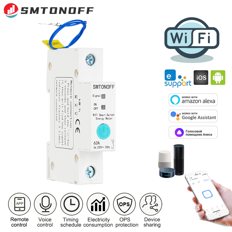 Smart Home Energy - Ewelink WiFi Slimme Schakelaar Energiebewaking Automatische