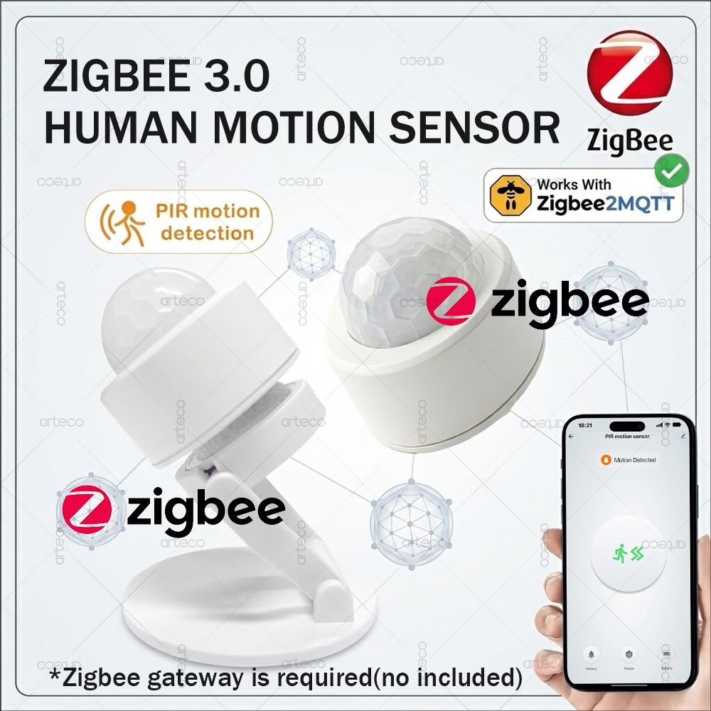 Zigbee Motion Sensor - Zigbee 3.0 Mini PIR Bewegingssensor Menselijk