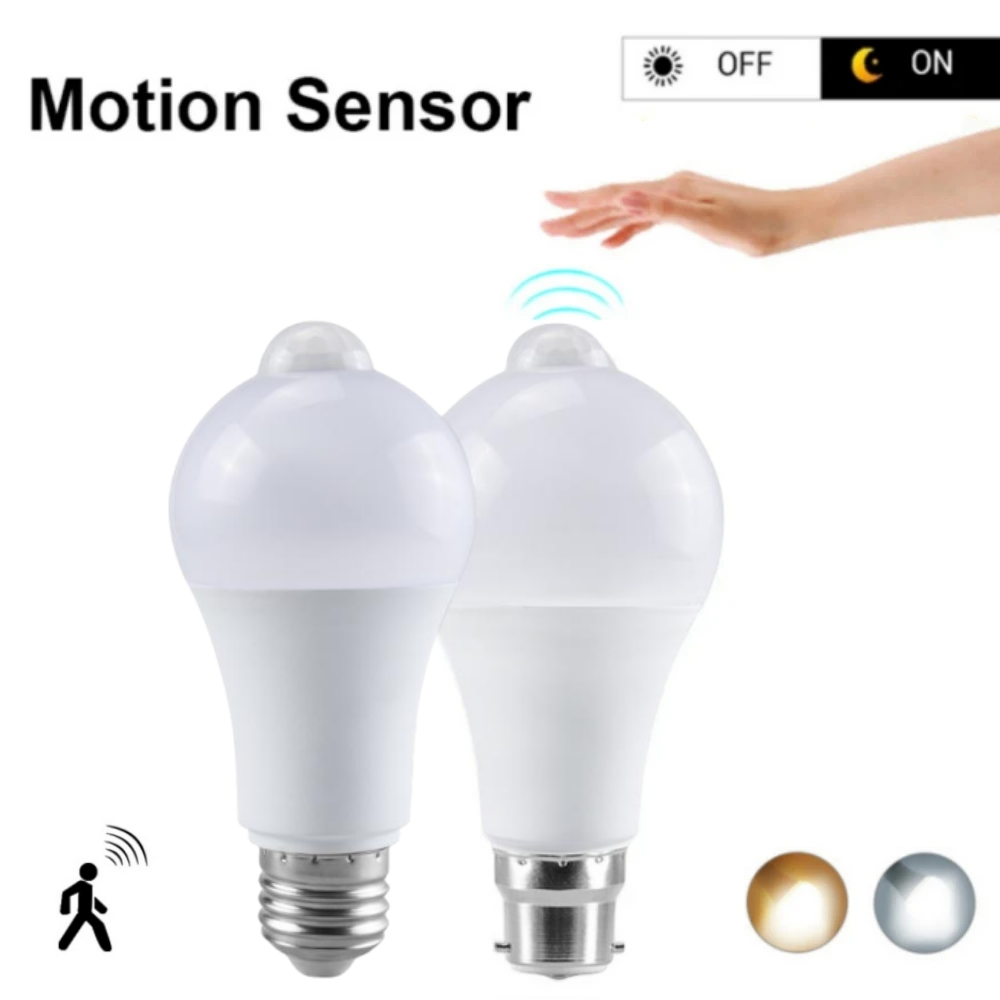 Smart Home Energy - PIR Bewegingssensor LED Gloeilamp 12W 18W