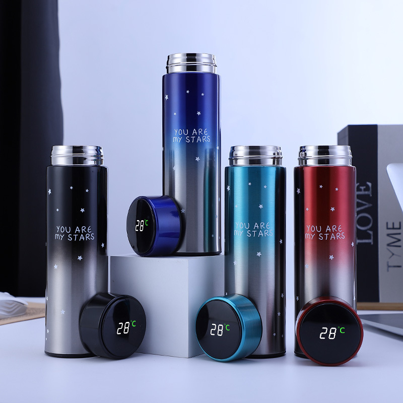 Home Smart Kettle - Slimme Roestvrijstalen Thermische Fles Display Temperatuur