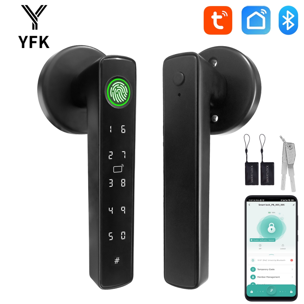 Smart Home Website - YFK Tuya 5-in-1 slimme deurgreep slot