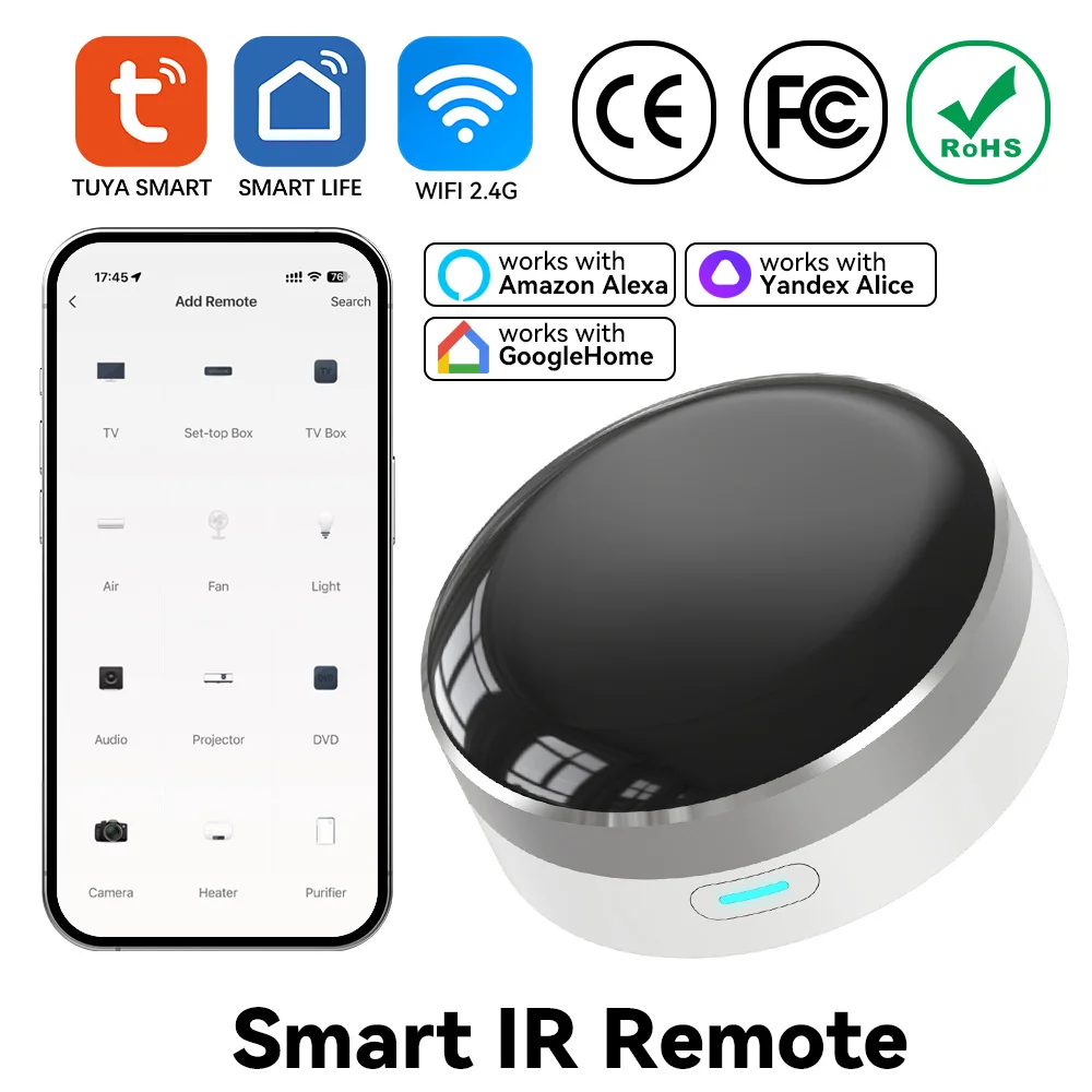 Universal Remote Smart Home - YFK WiFi Smart IR Blaster Universele