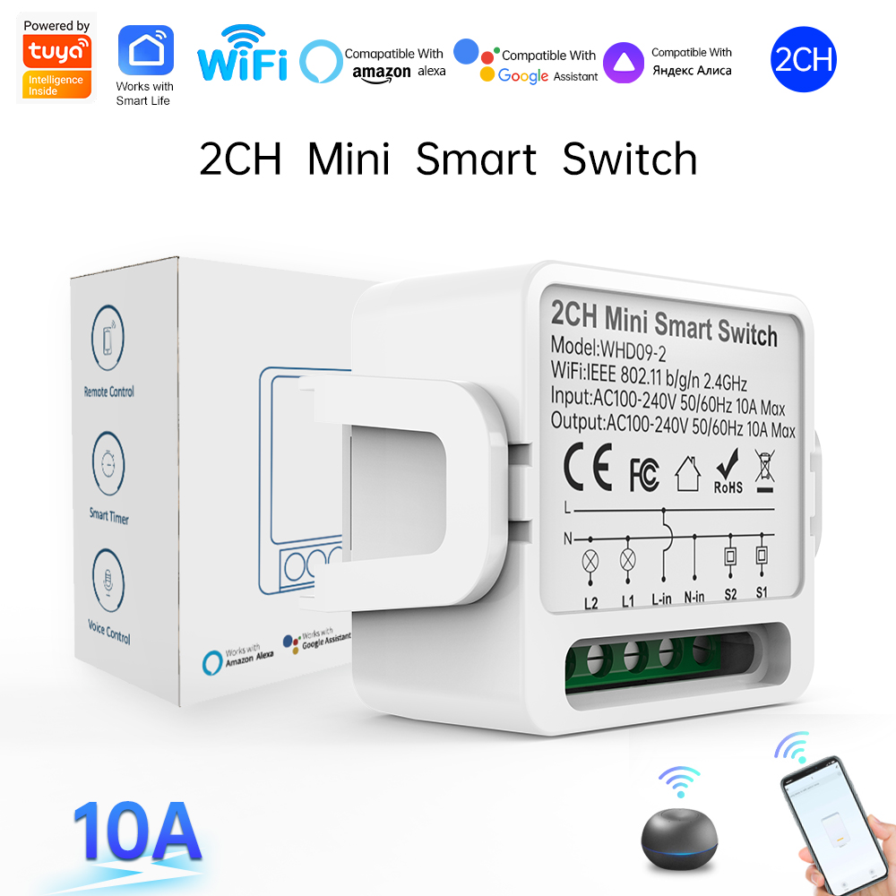 Smart Home Ikea - 2-weg Tuya Smart Switch 2-voudige slimme
