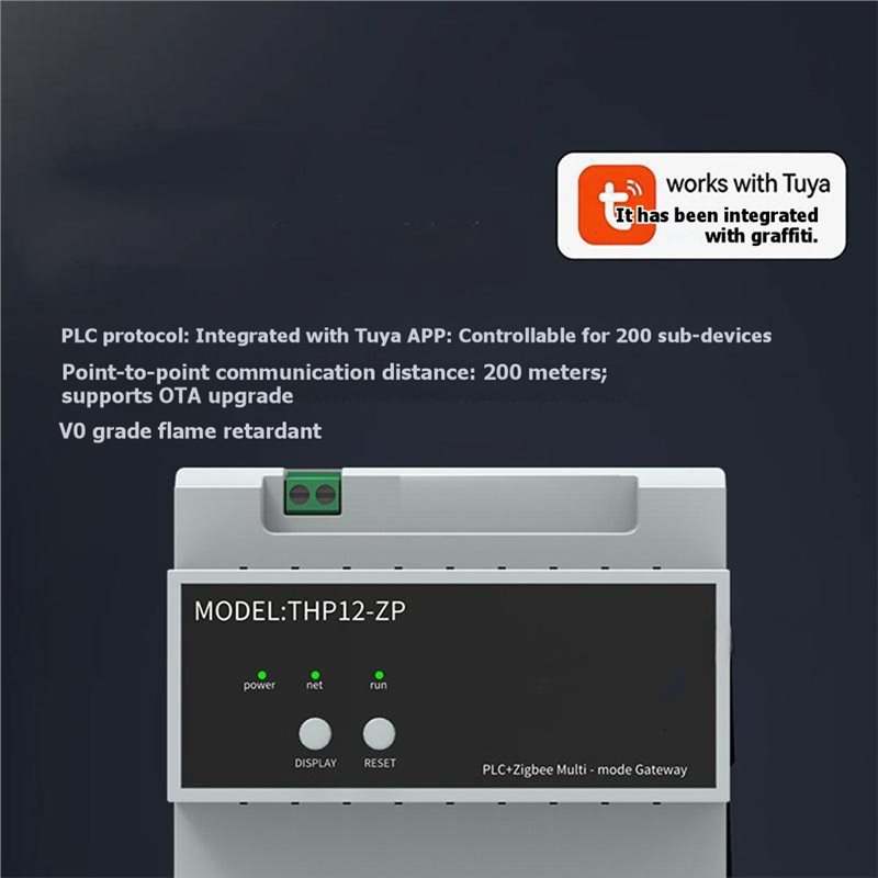 Smart Home With Plc - Best-Zigbee Bedrade Multi-Mode PLC Gateway Tuya