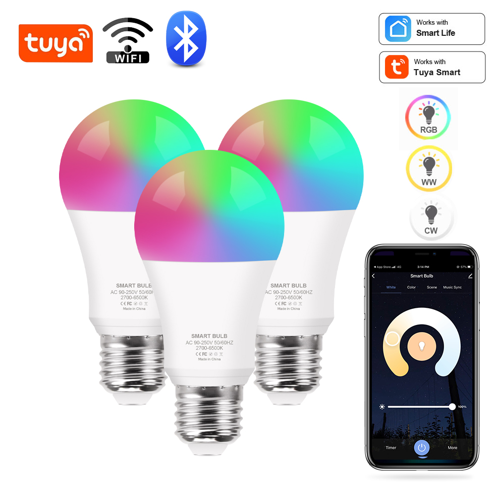 Smart Home Diy - Tuya Wifi/Bluetooth Slimme Lamp Alexa Led