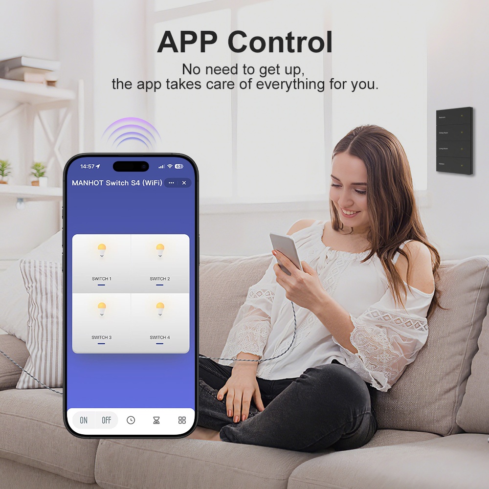 Manhot DIY Naam Schakelaar Zig - Smart Home Diy recensie en prijs