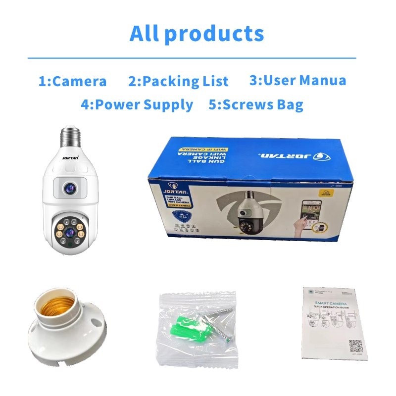 4MP Lamp E27 Dual Lens 360 Ind - Smart Home Os recensie en prijs
