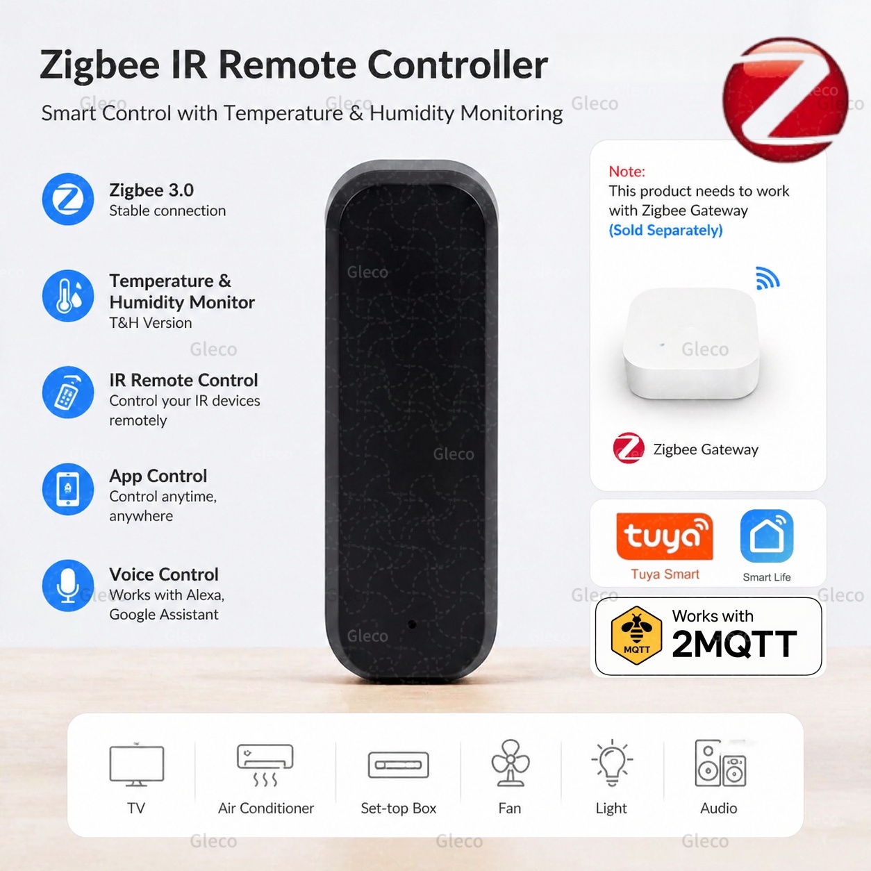 Zigbee Smart IR-afstandsbedien - Universal Remote Smart Home recensie en prijs