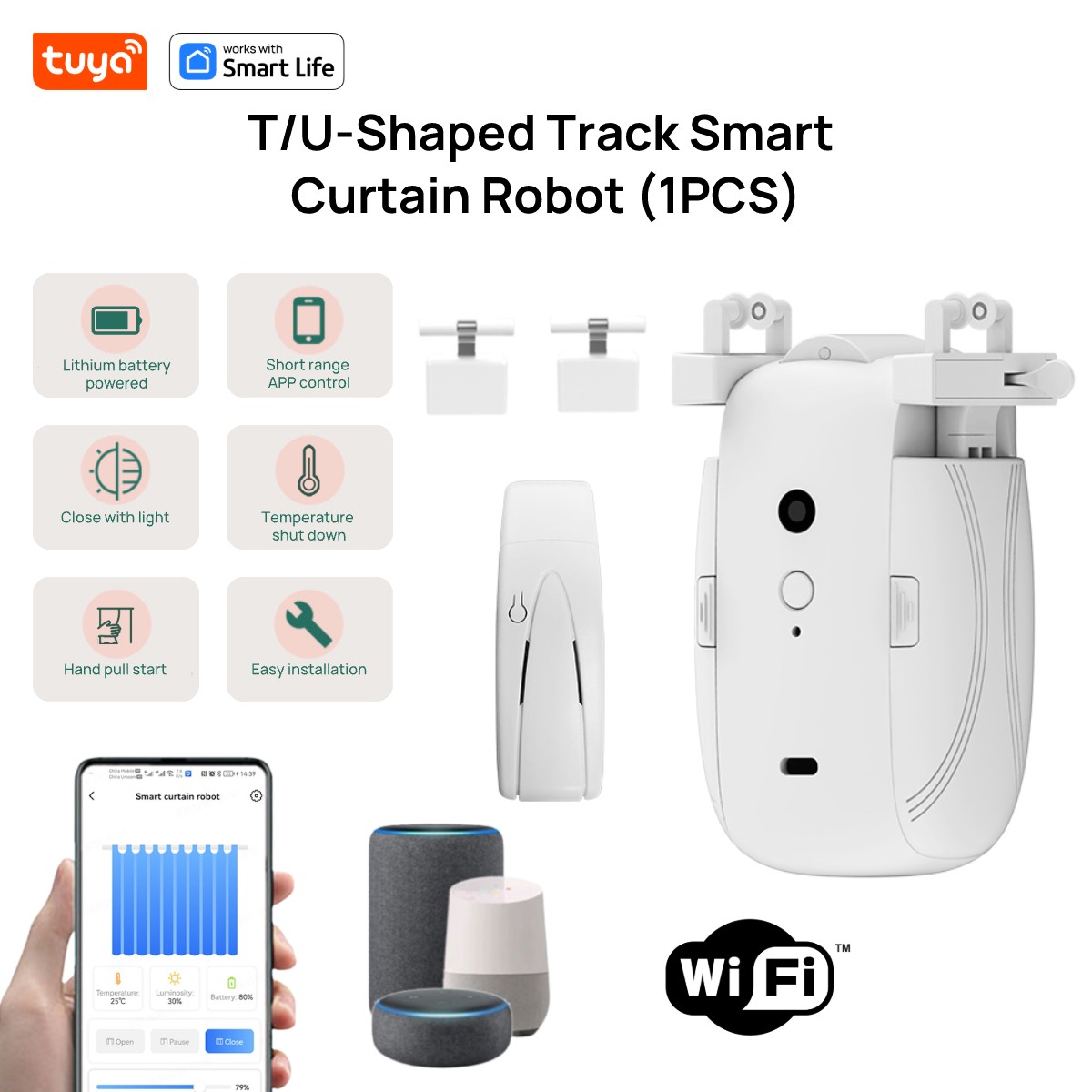 Tuya Smart WiFi-gordijnrobot ( - Smart Home Website recensie en prijs