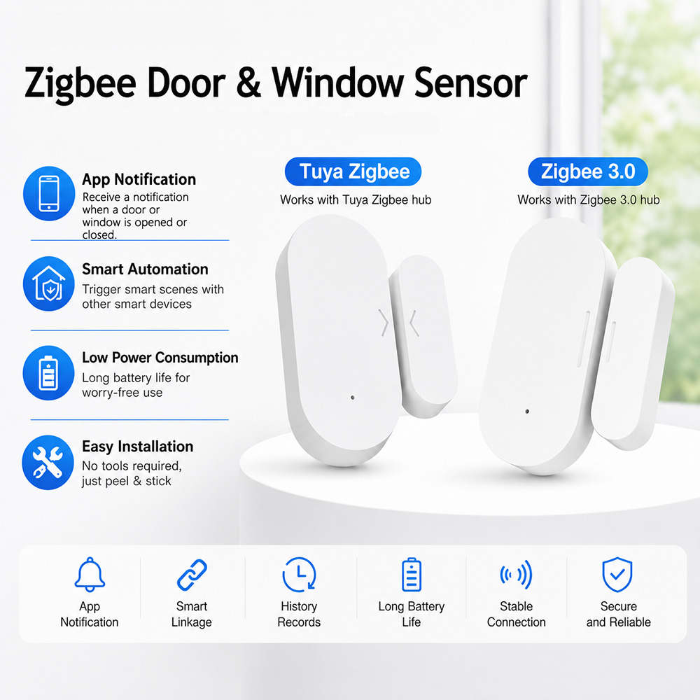 Zigbee deur- en raamsensor UZ- - Smart Home For Windows recensie en prijs