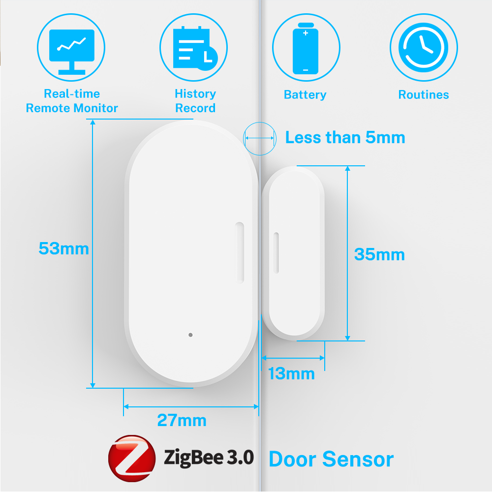 Zigbee deur- en raamsensor UZ- - Smart Home For Windows recensie en prijs