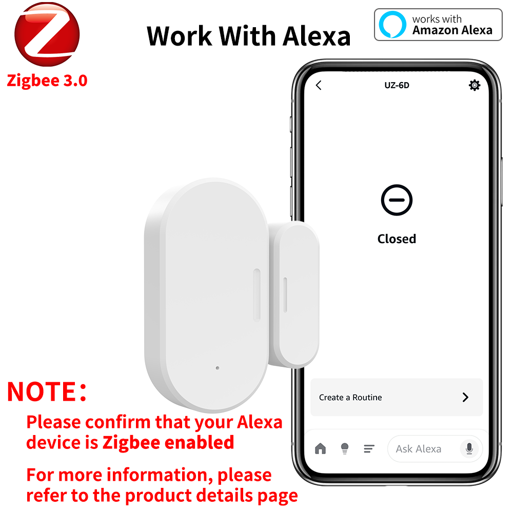 Zigbee deur- en raamsensor UZ- - Smart Home For Windows recensie en prijs