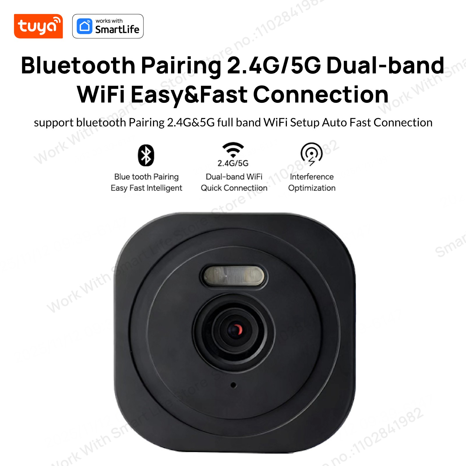 3MP 2K Tuya-raamcamera, 2,4 GH - Smart Home Os recensie en prijs