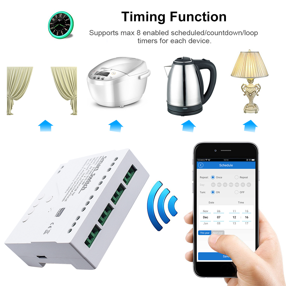 Wifi Smart Light Schakelaar 4c - Smart Home Diy recensie en prijs