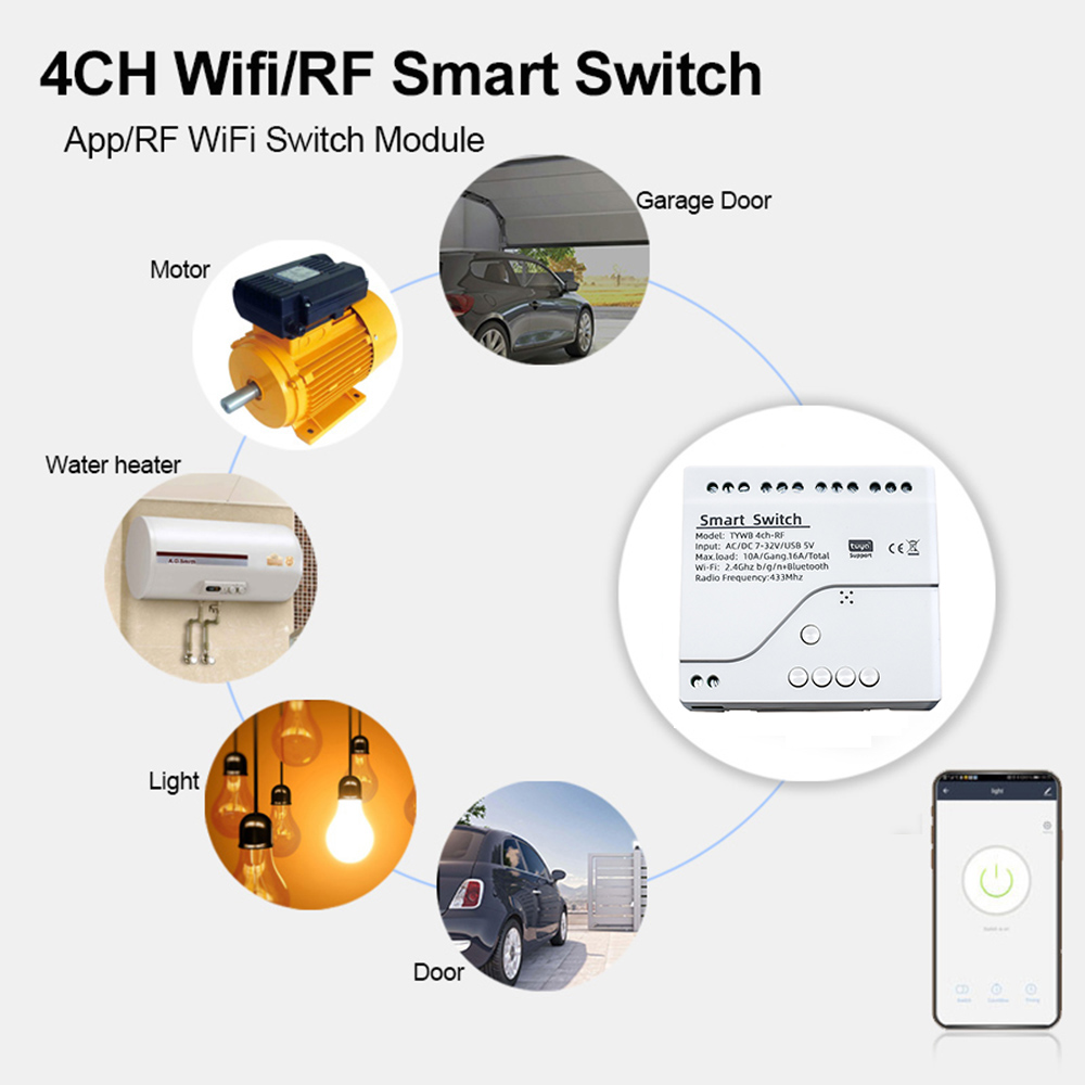 Wifi Smart Light Schakelaar 4c - Smart Home Diy recensie en prijs