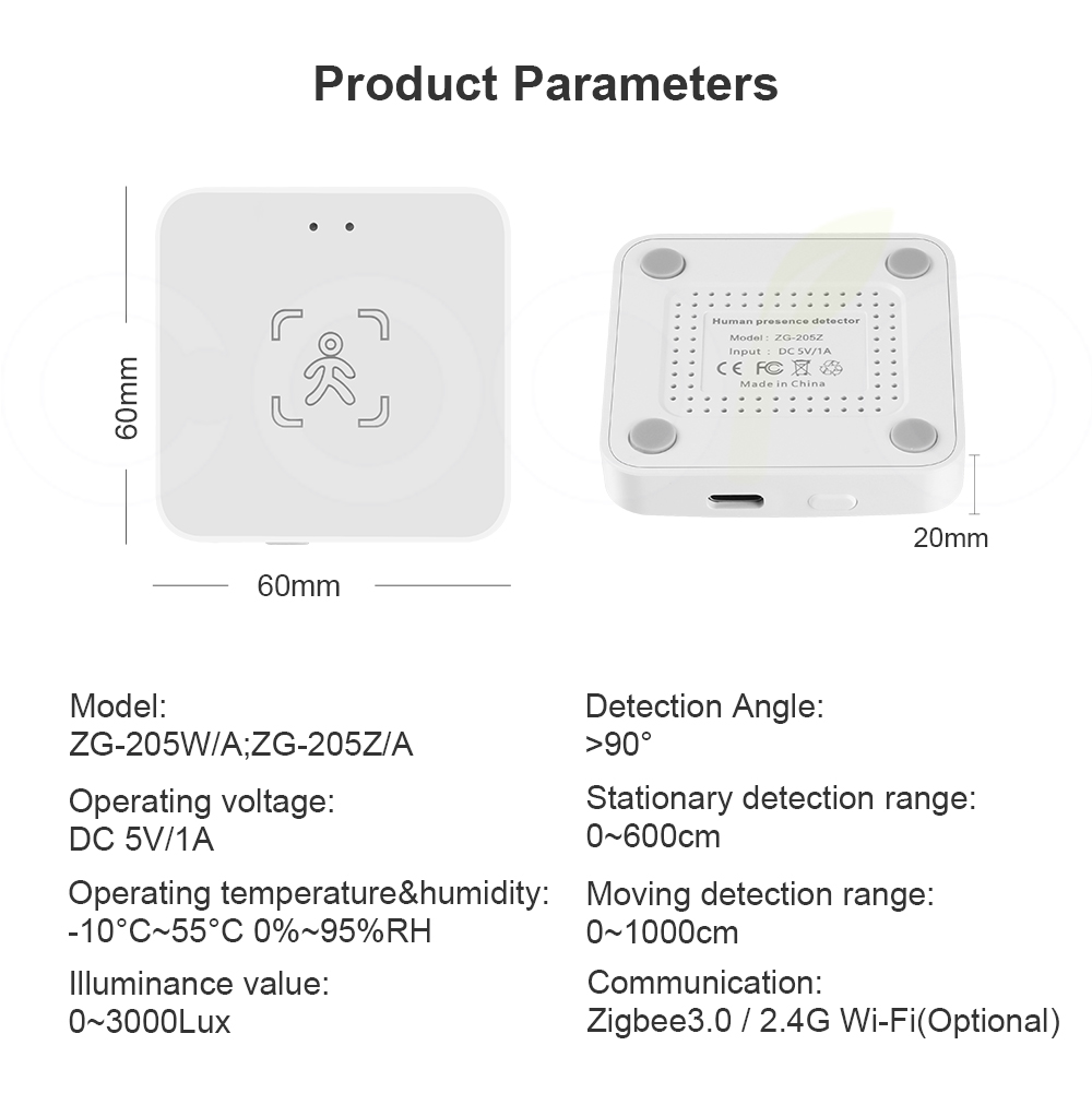 Tuya WiFi/Zigbee Smart Menseli - Zigbee Motion Sensor recensie en prijs
