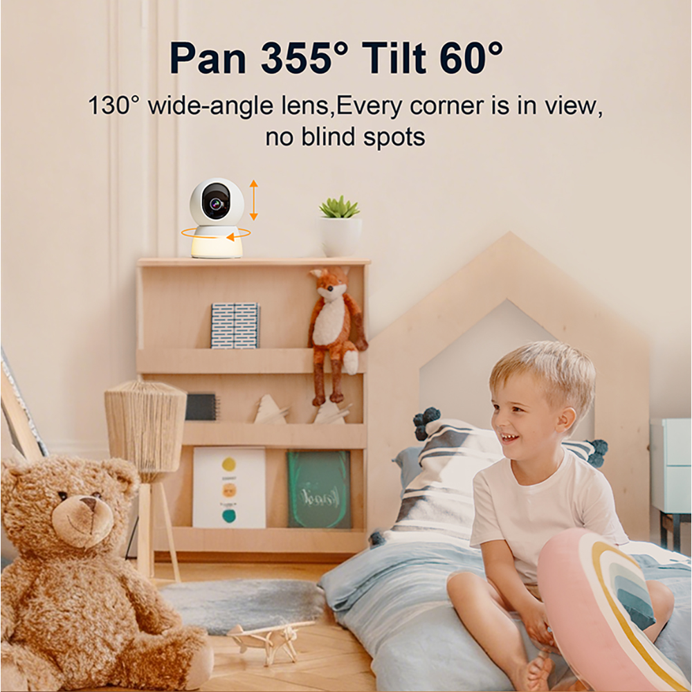 3MP 5G WIFI Camera met nachtla - Smart Baby Night Light recensie en prijs