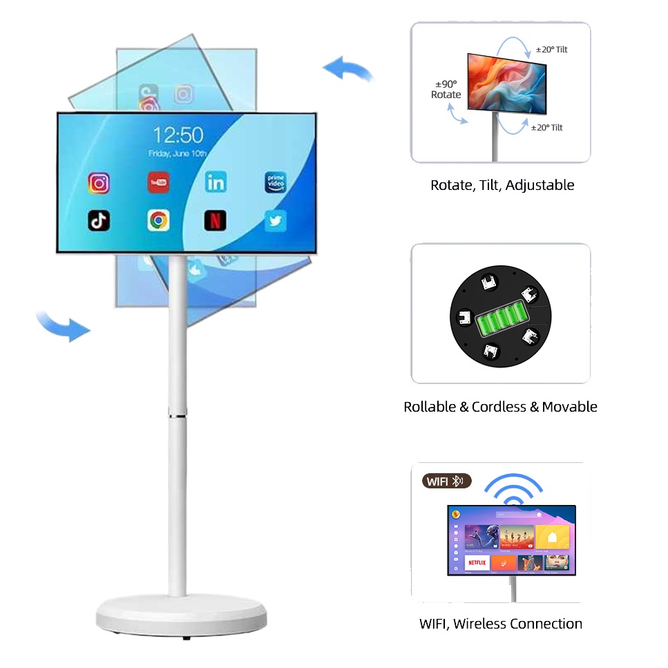 21,5 inch draagbare Smart TV m - Smart Home Pc recensie en prijs
