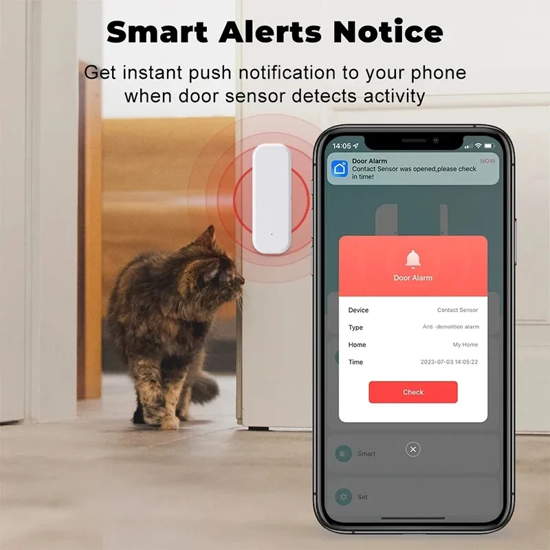 Tuya WiFi Smart Door Window Se - Smart Home Voice Assistant recensie en prijs