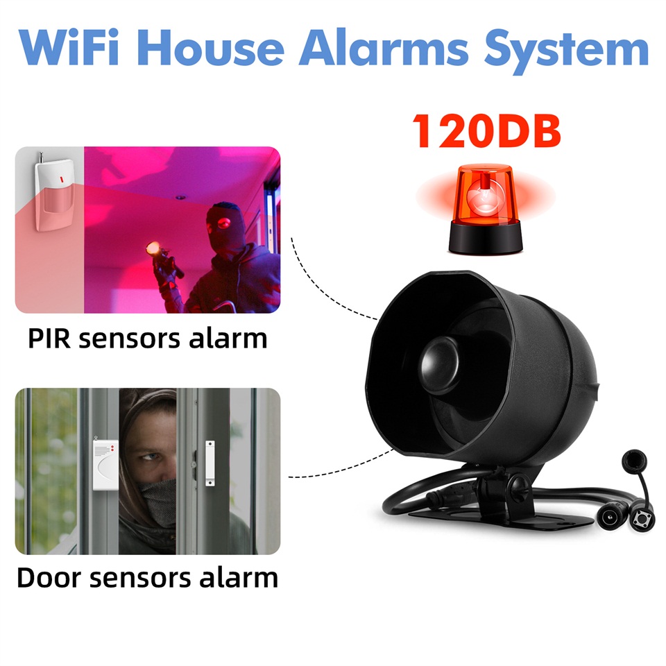 CORINA 120db Sirene Alarmsyste - Smart Home Speaker recensie en prijs