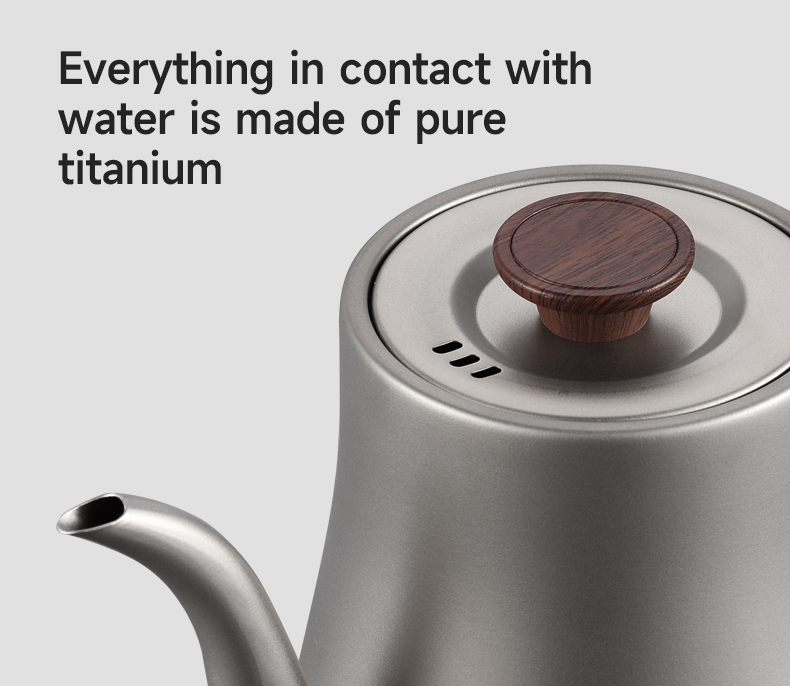 Morden-stijl puur titanium wat - Home Smart Kettle recensie en prijs