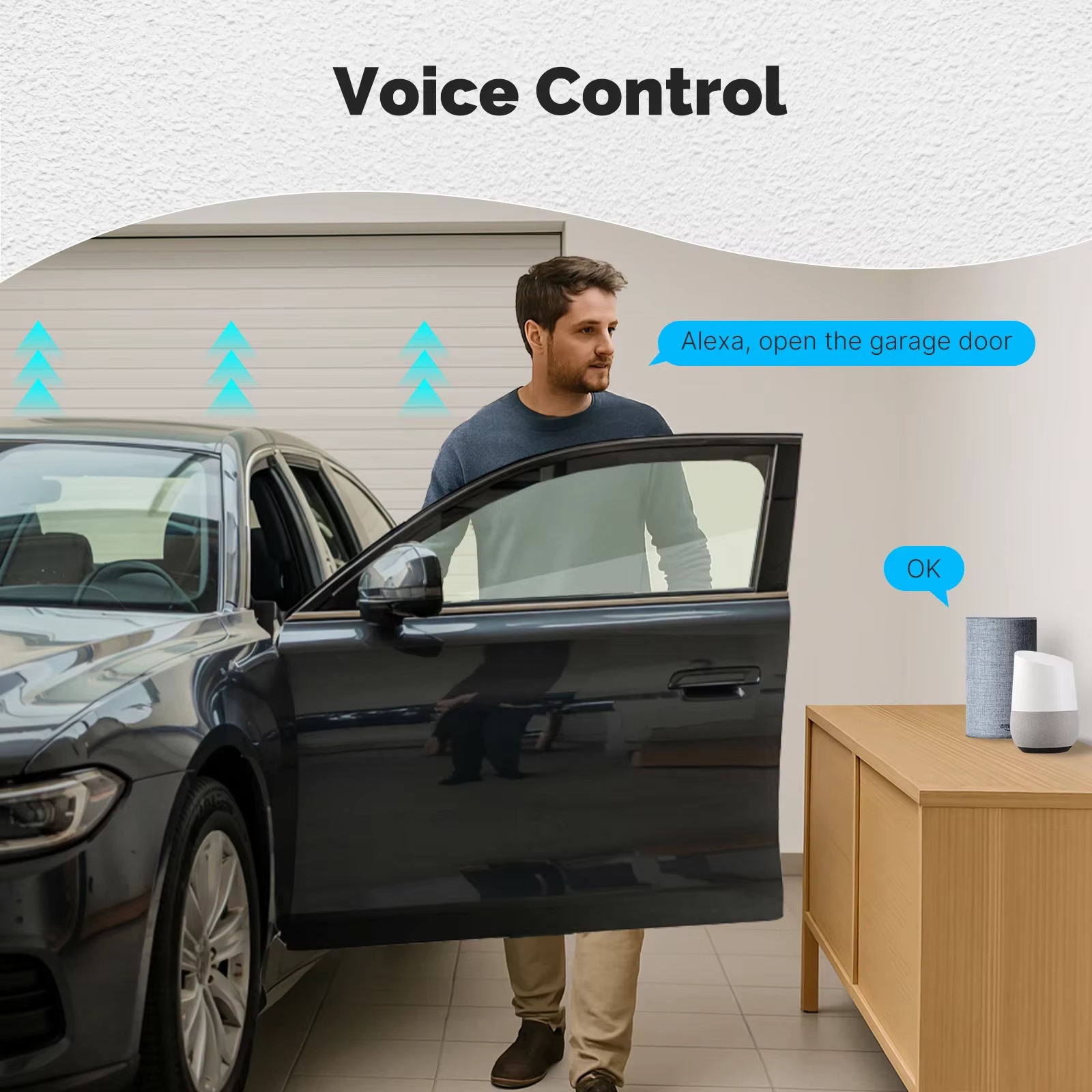 MOES Zigbee garagedeurcontroll - Smart Home Voice Assistant recensie en prijs