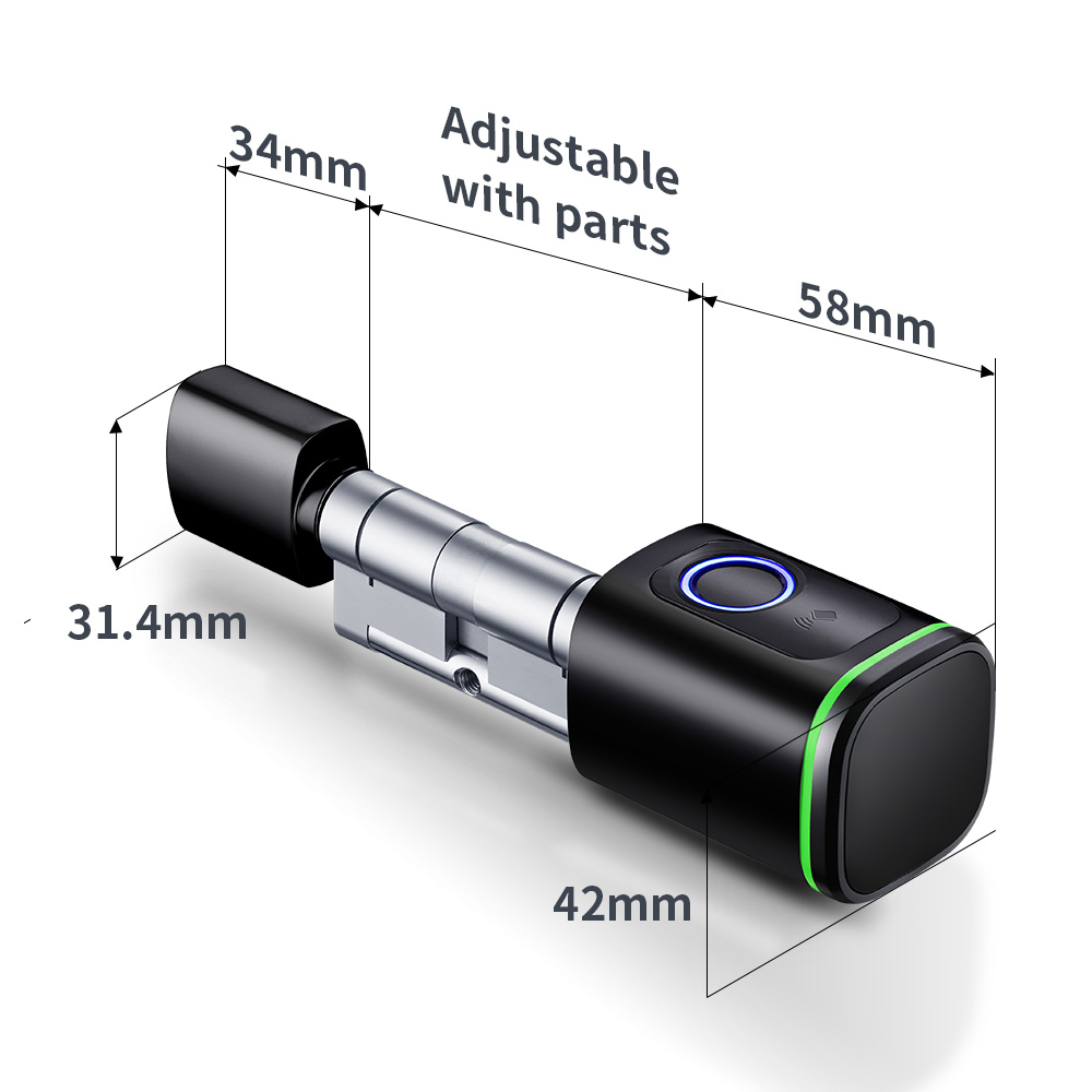Smart Cilinderslot Tuya 60-90m - Smart Home Website recensie en prijs