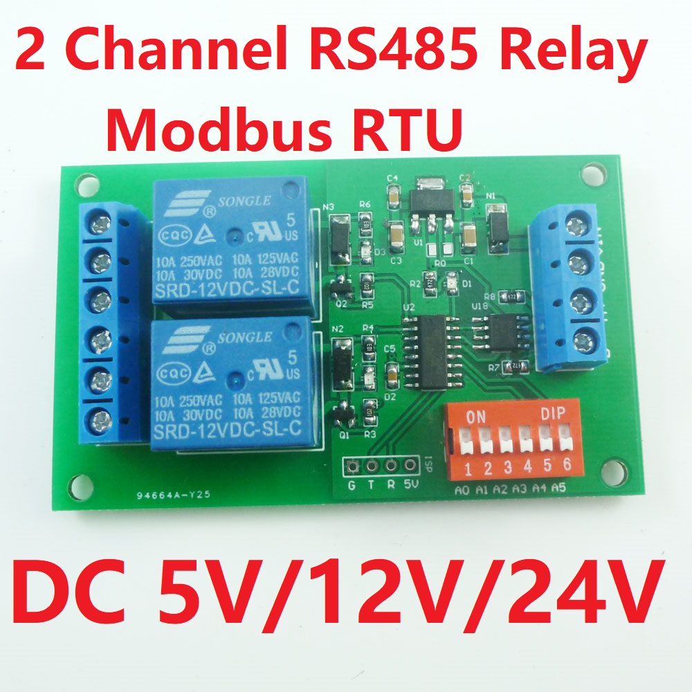 2-kanaals Modbus RTU relaismod - Smart Home With Plc recensie en prijs